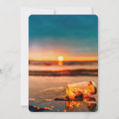 サンセットビーチバルーン，ワインの退職パーティーI 招待状 (裏面)