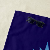 サンセットビーチパイナップルカスタムバケーション ビーチタオル (インサイチュ)