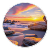 サンセットビーチビューズオブロッキーショア セラミックノブ (正面)