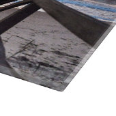 サンセットビーチビュー素朴 – ウッドデッキ カッティングボード (角)