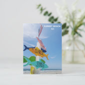 サンセットビーチピアノースカロライナ旅行 ポストカード (スタンド正面)