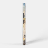 サンセットビーチボードウォークウォーター色 SAMSUNG GALAXYケース (右側面)