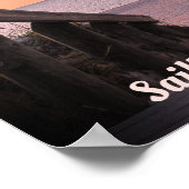 サンセットビーチポスターウィシルボーツ&ビーチアクセス ポスター (角)