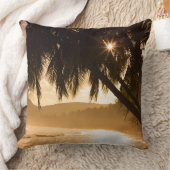 サンセットビーチポリエステル装飾用クッション11 クッション (ブランケット)