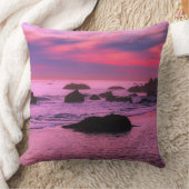 サンセットビーチポリエステル装飾用クッション16 クッション (ブランケット)