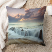 サンセットビーチポリエステル装飾用クッション40 クッション (ブランケット)