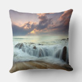 サンセットビーチポリエステル装飾用クッション40 クッション (裏面)