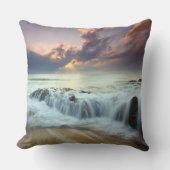 サンセットビーチポリエステル装飾用クッション40 クッション (正面)