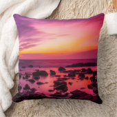 サンセットビーチポリエステル装飾用クッション42 クッション (ブランケット)