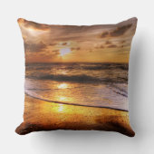サンセットビーチポリエステル装飾用クッション44 クッション (正面)