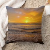 サンセットビーチポリエステル装飾用クッション46 クッション (ブランケット)
