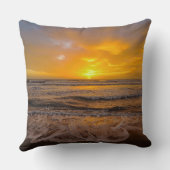 サンセットビーチポリエステル装飾用クッション46 クッション (裏面)
