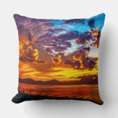 サンセットビーチポリエステル装飾用クッション5 クッション (正面)
