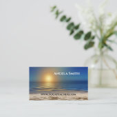 サンセットビーチヨガ先生名刺 名刺 (スタンド正面)