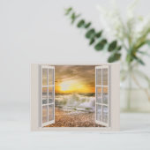 サンセットビーチ入潮はがき ポストカード (スタンド正面)