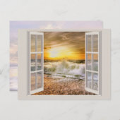 サンセットビーチ入潮はがき ポストカード (正面/裏面)