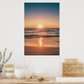 サンセットビーチ写真#1 ポスター (キッチン)