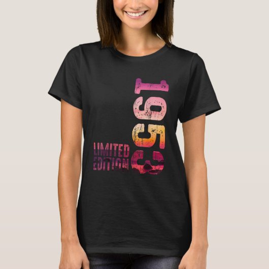 サンセットビーチ年1953年誕生ヴィンテージ1953年以来 Tシャツ (正面)