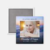 サンセットビーチ悔やみや弔慰写真 マグネット (正面/裏面)