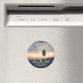 サンセットビーチ日付の保存 マグネット (インサイチュ (食洗機))