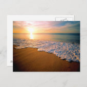 サンセットビーチ日付ポストカードの保存 案内ポストカード (正面/裏面)