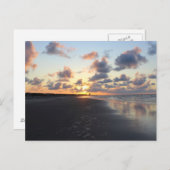 サンセットビーチ朝 ポストカード (正面/裏面)