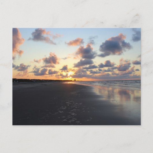 サンセットビーチ朝 ポストカード (正面)