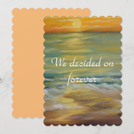 サンセットビーチ案 招待状