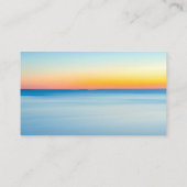 サンセットビーチ水彩プロフェッショナル名刺 名刺 (裏面)
