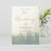 サンセットビーチ結婚式ビーチフロント結婚式招待状 招待状 (スタンド正面)