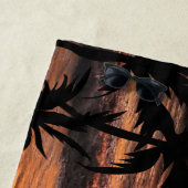 サンセットビーチ自然美しい ビーチタオル (インサイチュ)