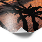 サンセットビーチ自然美しい フォトプリント            (角)