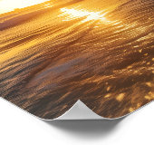 サンセットビーチ街並 ポスター (角)