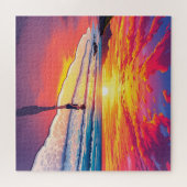 サンセットビーチ ジグソーパズル (横)