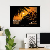 サンセットビーチ ポスター (ホームオフィス)