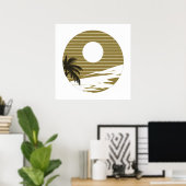 サンセットビーチ ポスター (ホームオフィス)