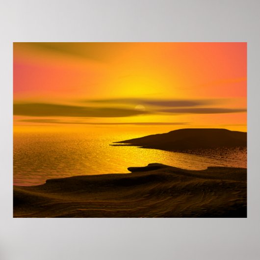 サンセットビーチ ポスター (正面)