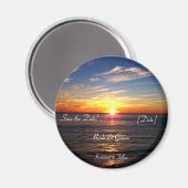 サンセットビーチ マグネット (正面/裏面)