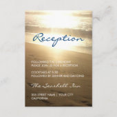 サンセットビーチ - 受付カード エンクロージャーカード (正面)