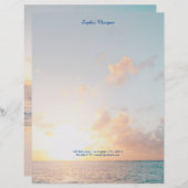 サンセットビーチ、名前/情連絡報（青）、Vs 2 (正面/裏面)