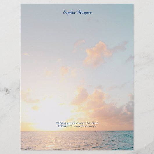 サンセットビーチ、名前/情連絡報（青）、Vs 2 (正面)