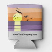 サンセットビーチ – 夏イベント – ブランド 缶クーラー (裏面)