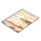 サンセットビーチ | 海水彩沿岸 ノートブック (左側)