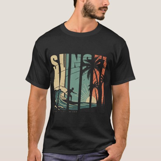 サンセットビーチ Tシャツ (正面)