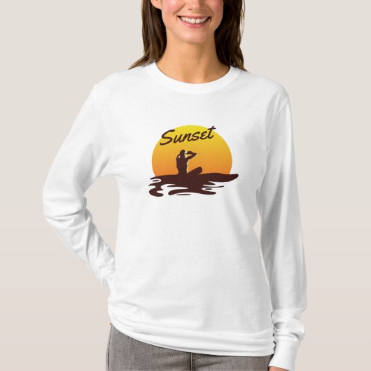 サンセットビーチ Tシャツ (正面)