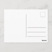 サンセットビーチinバリ，インドネシアポストカード ポストカード (裏面)