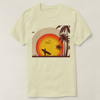 サンセットビーチTシャツ Tシャツ