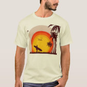 サンセットビーチTシャツ Tシャツ (正面)