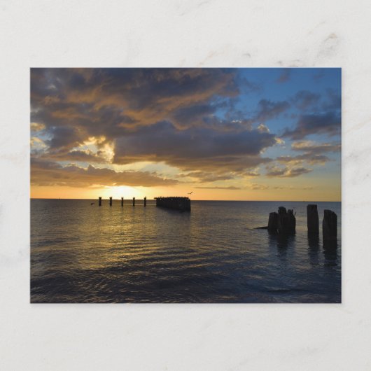 サンセットピアガスパリラアイランド，フロリダ州 – はがき (正面)