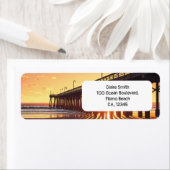 サンセットピアピスモビーチピアカリフォルニア ラベル (インサイチュ)